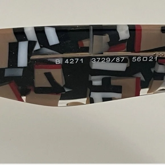 Burberry Women's Black Cat-Eye Sunglasses - Picture 9 of 11